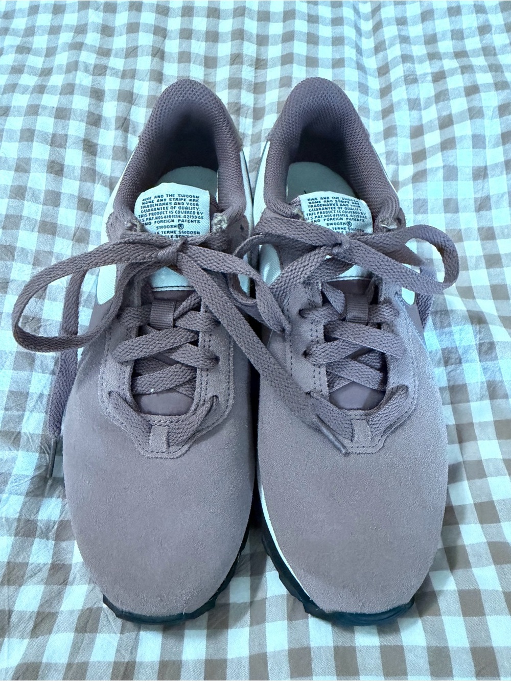 Nike Women's Casual Lace-Up Sneakers in Taupe